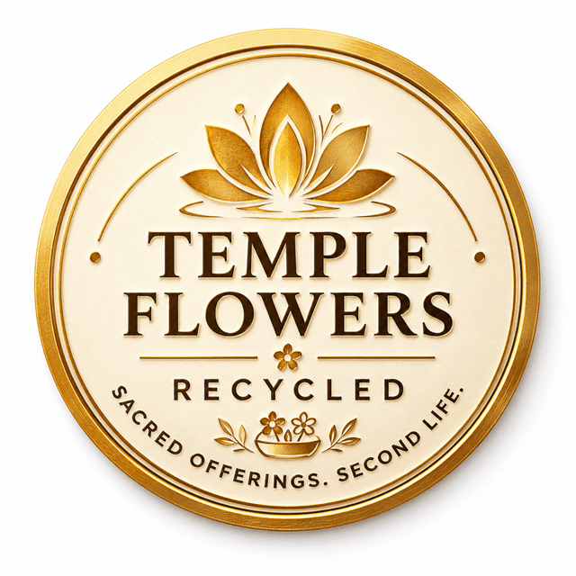Temple Flowers Recycled Amrit Dhara assurance seal